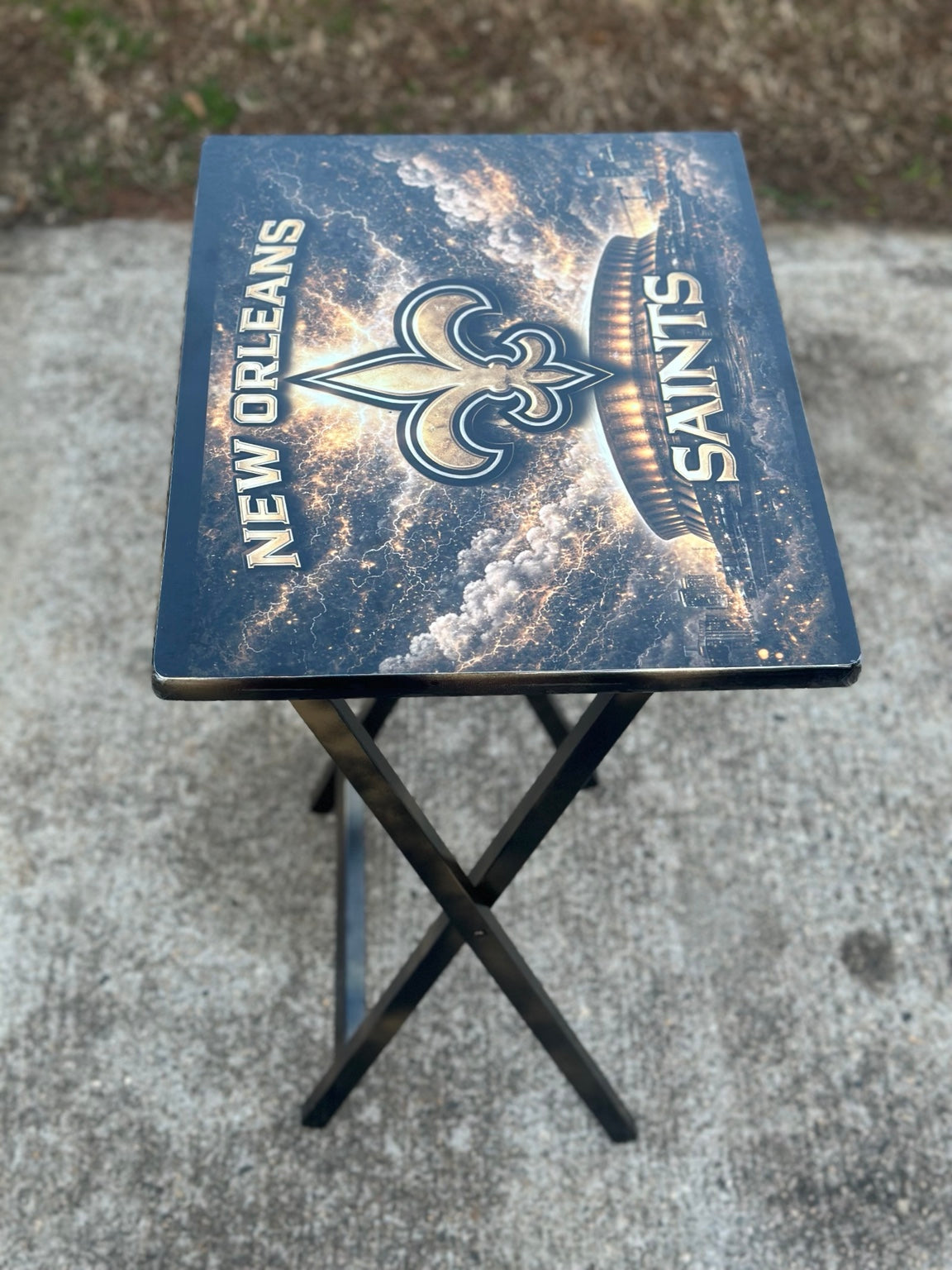 Who Dat Inspired Tray Table