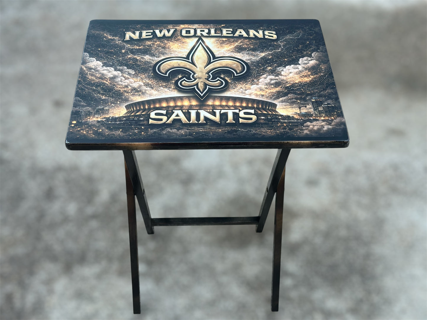 Who Dat Inspired Tray Table
