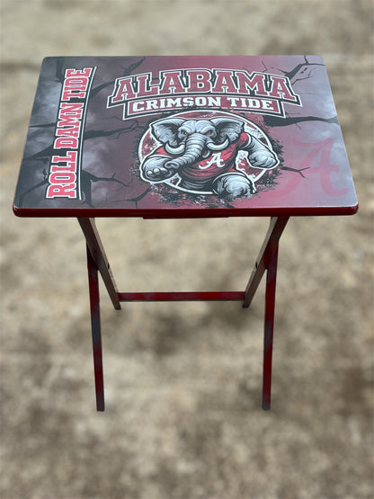 Roll Tide Inspired Tray Table