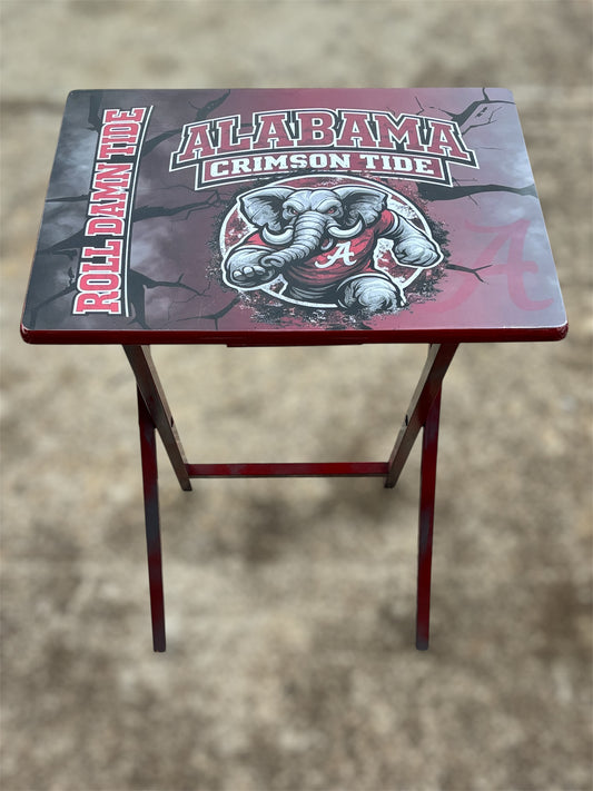 Roll Tide Inspired Tray Table